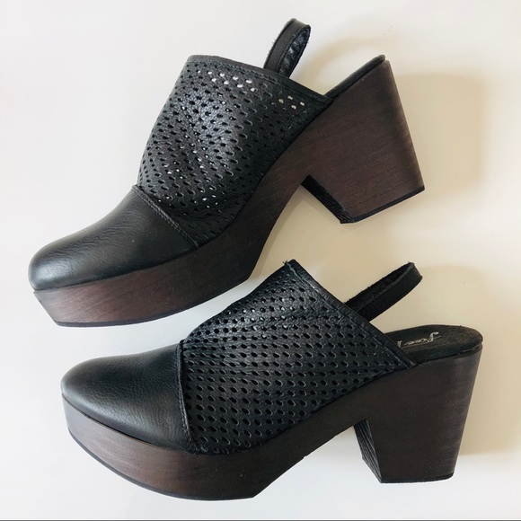 NWT Free People Logan Clog Shoes black 40 - Picture 7 of 14
